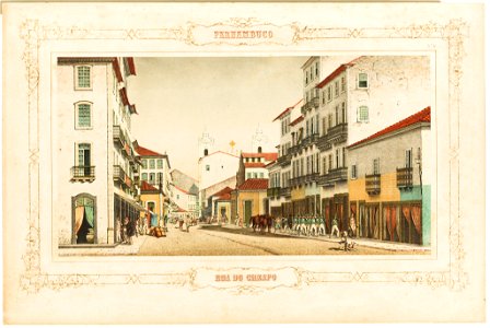 Pernambuco Nº. 5. Rua do Crespo, da Coleção Brasiliana Iconográfica