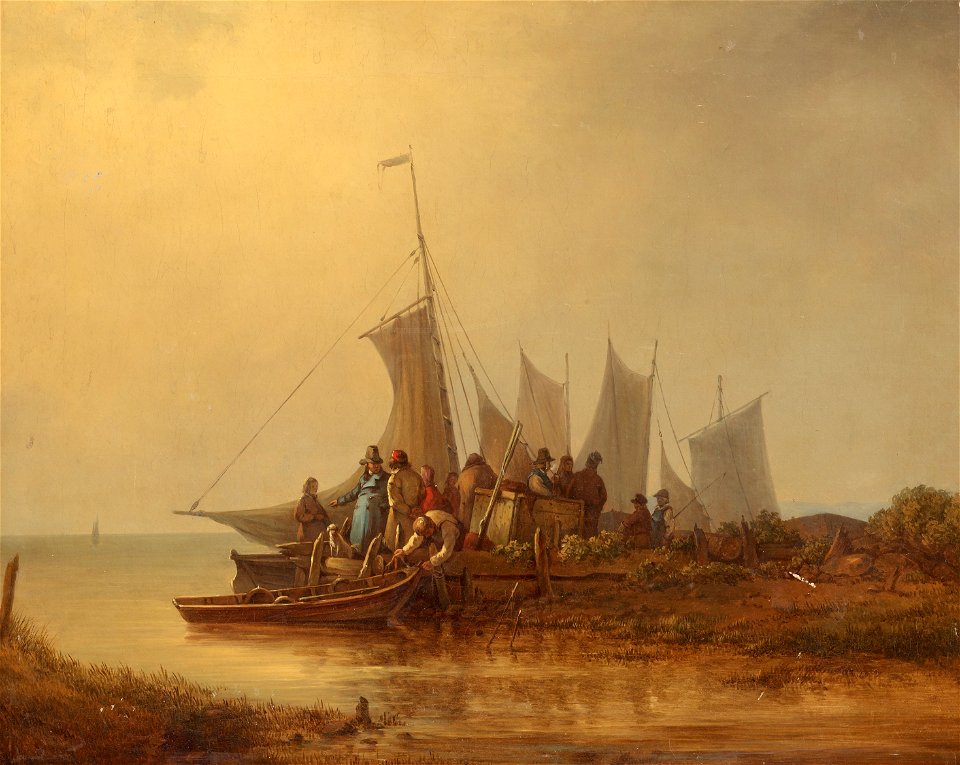 Per Gabriel Wickenberg - Segelfartyg och fiskare