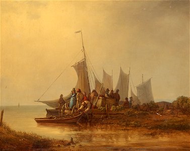 Per Gabriel Wickenberg - Segelfartyg och fiskare