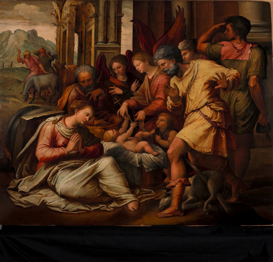 Perino del Vaga (Pietro Buonaccorsi) - Adoration of the Shepherds - 2017-22 - Princeton University Art Museum