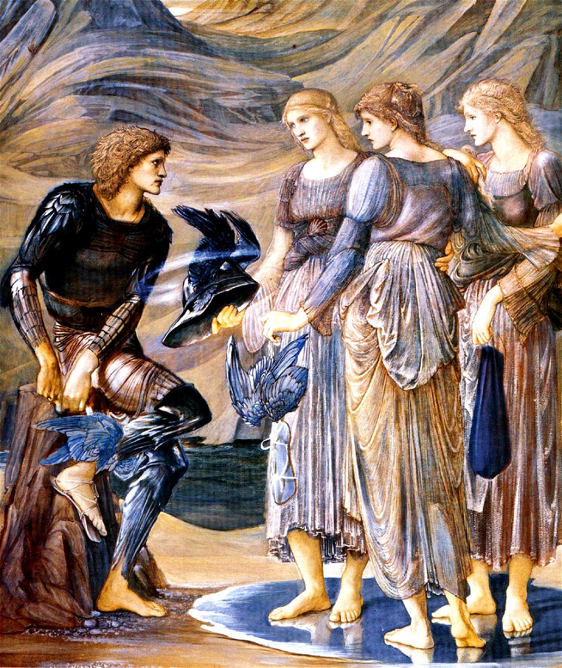 Perseus and the Sea Nymphs - Edward Burne-Jones, 1877
