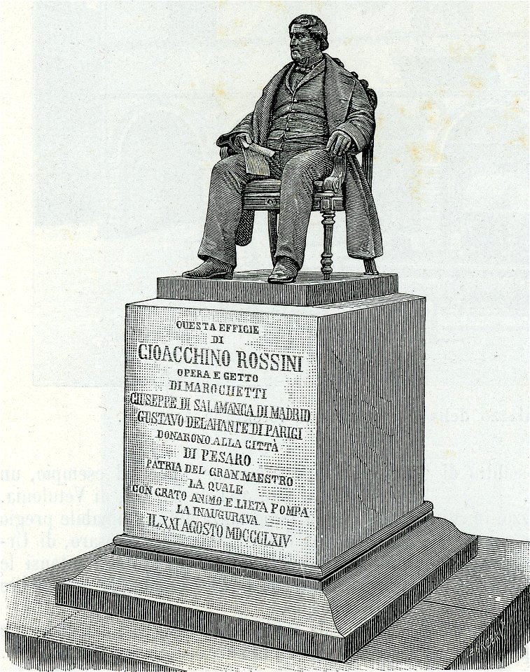 Pesaro monumento a Gioacchino Rossini