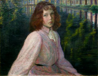 At the River's Head, River Epte, Giverny, France by Lilla Cabot Perry
