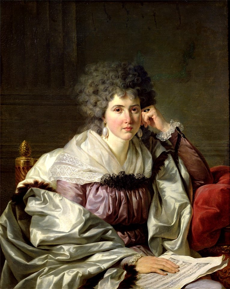 Jean Charles Nicaise Perrin - Madame Nicaise Perrin (Musée des Beaux-Arts de Valenciennes). Free illustration for personal and commercial use.