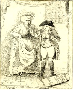 Performed at a little theatre with great applause (BM 1868,0808.5551)