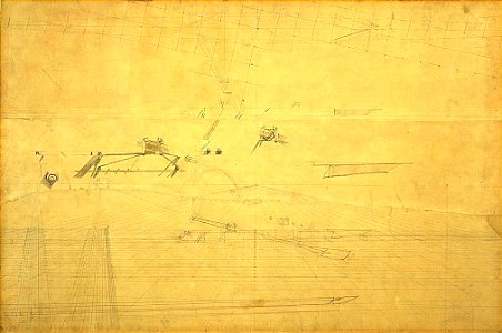 Perspective Drawing for The Biglin Brothers Turning The Stake 1