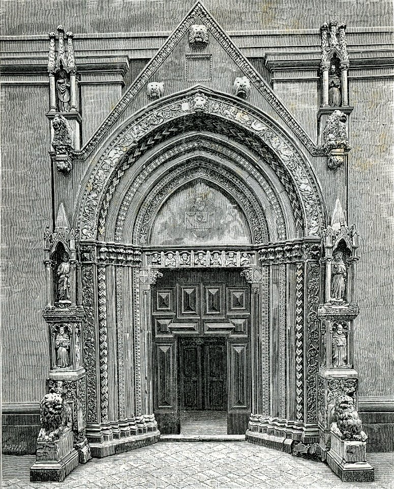 Pesaro porta della chiesa di Sant’Agostino