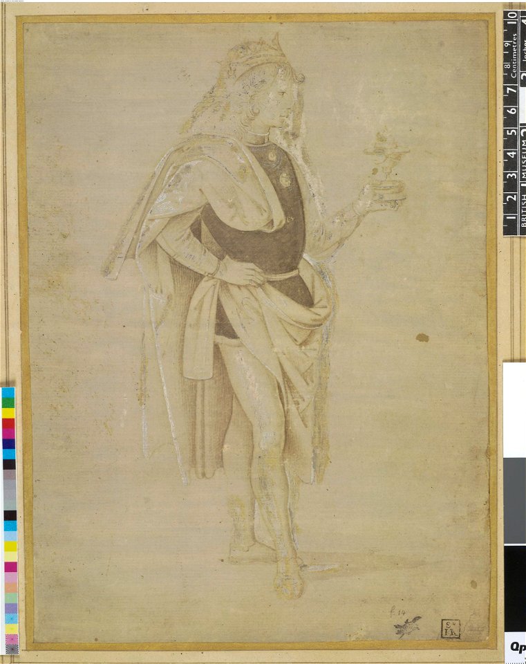 Perugino - After - A youthful king in an Epiphany, after Perugino, Pp,1.62