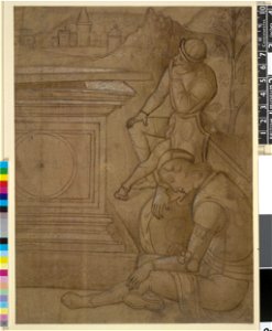 Perugino - After - Two sleeping soldiers, from a Resurrection, after Perugino, 1895,0915.596