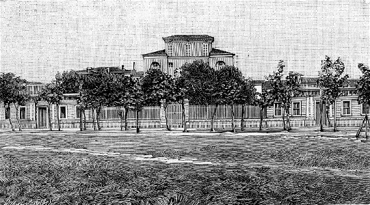 Pescara – Villa Farina (xilografia)