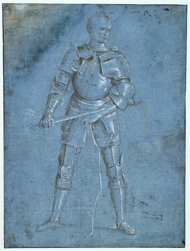 Perugino - A man in armour c.1490-93, RCIN 912801