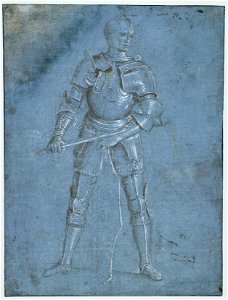 Perugino - A man in armour c.1490-93, RCIN 912801