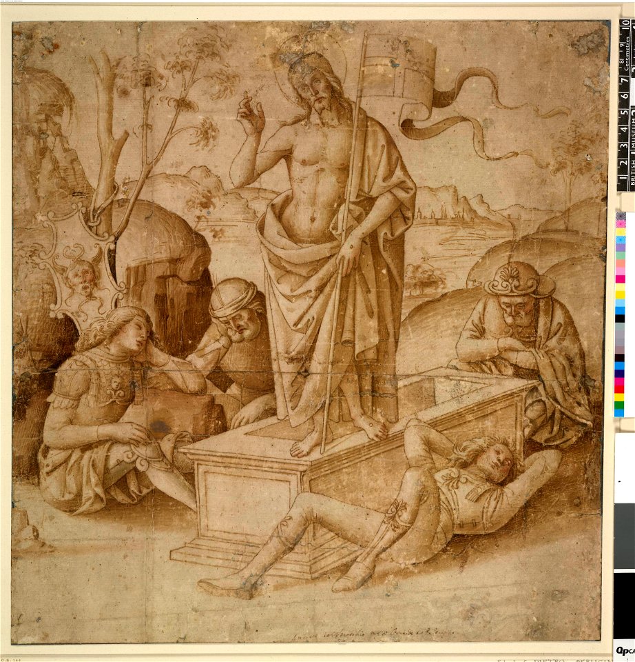 Perugino - CircleSchool of - The Resurrection, 1895,0915.605