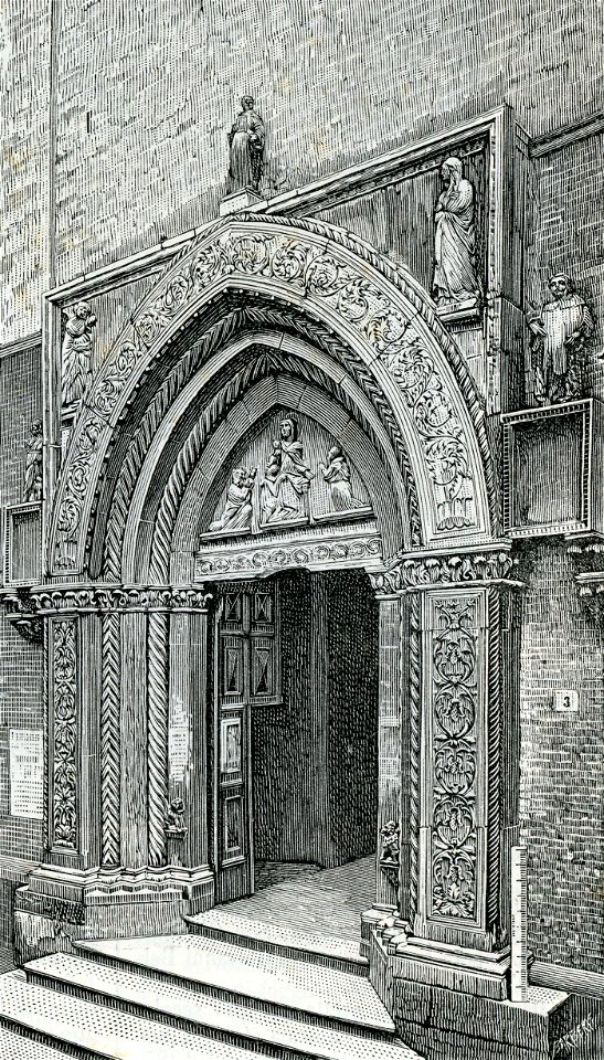 Pesaro porta della chiesa di San Francesco