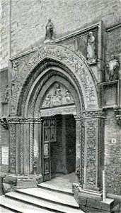 Pesaro porta della chiesa di San Francesco