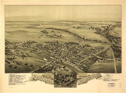 Perkasie, Pennsylvania, Bucks County, 1894. LOC 75693033