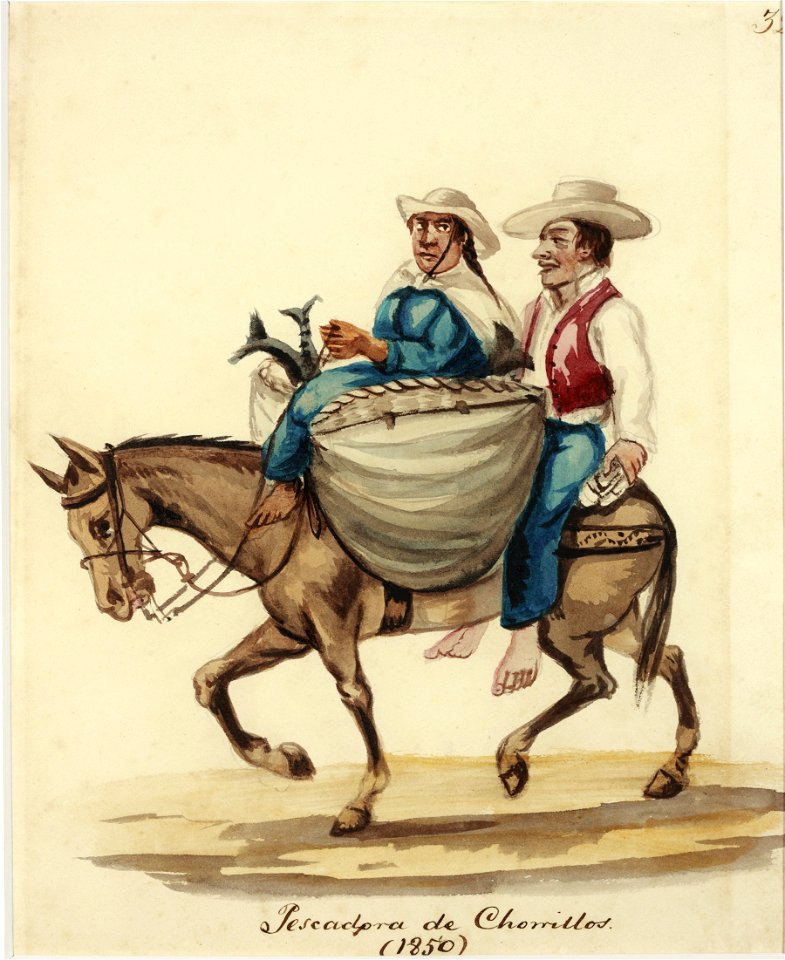 Pescadora de Chorrillos (1850)