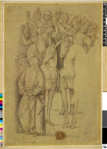 Perugino - After - A group from a Crucifixion, after Perugino, Pp,1.63