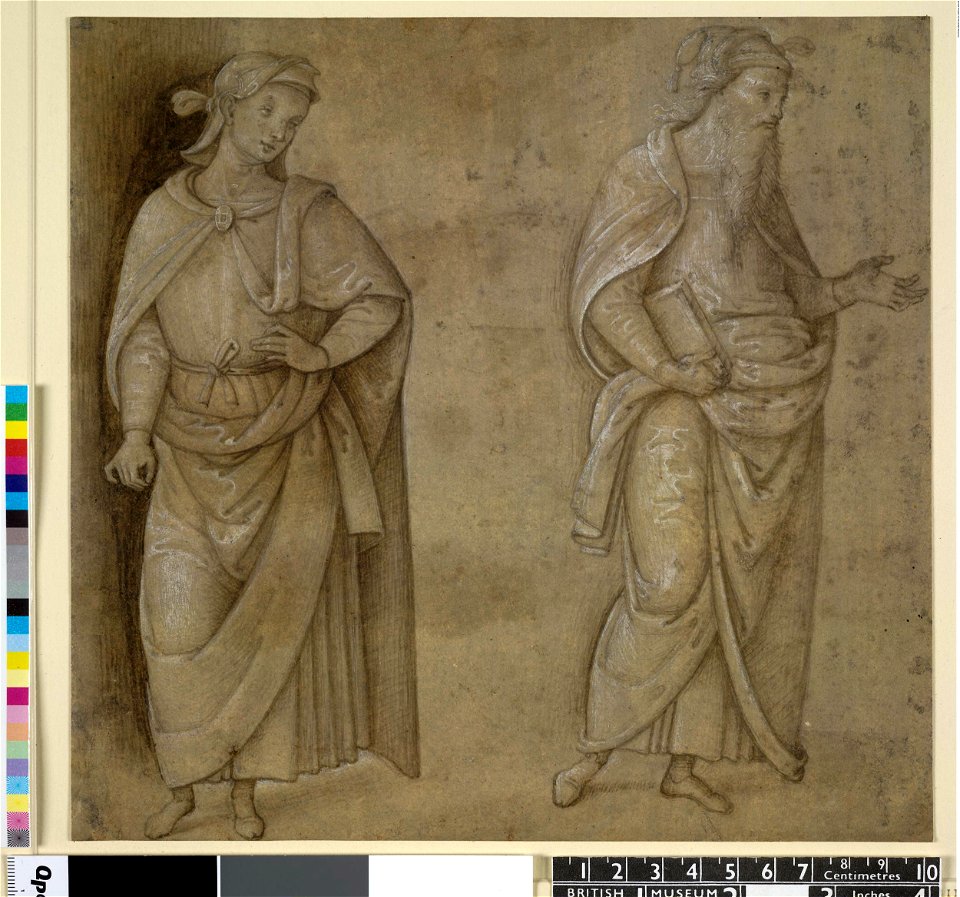 Perugino - After - Fabius Maximus and Socrates, after Perugino, 1895,0915.595