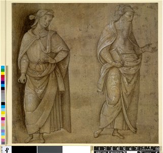 Perugino - After - Fabius Maximus and Socrates, after Perugino, 1895,0915.595