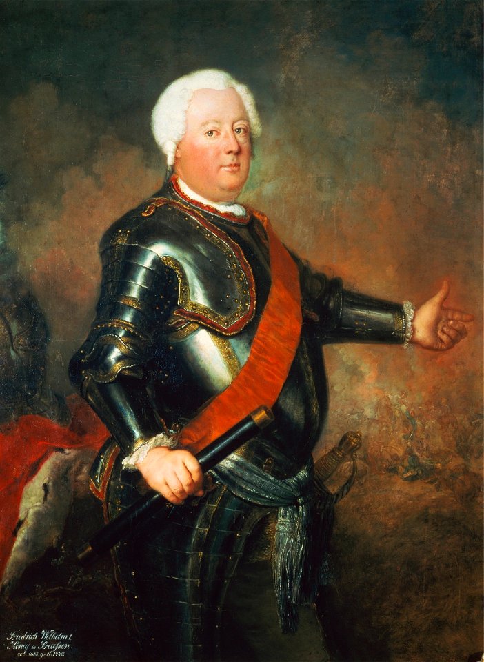 Antoine Pesne - König Friedrich Wilhelm I. von Preußen (ca. 1733)