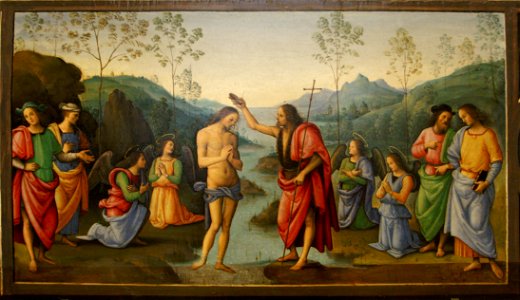 Perugino - Le baptême du Christ