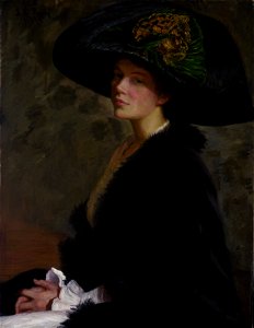 Lilla Cabot Perry - The Green Hat (1913)