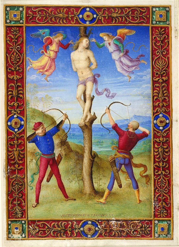 BL Perugino miniature