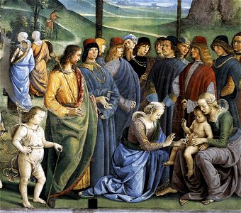 Perugino, Viaggio di Mosè in Egitto 04