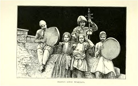 Persian gipsy musicians