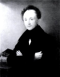Pesky Portrait of bookseller József Müller 1830s