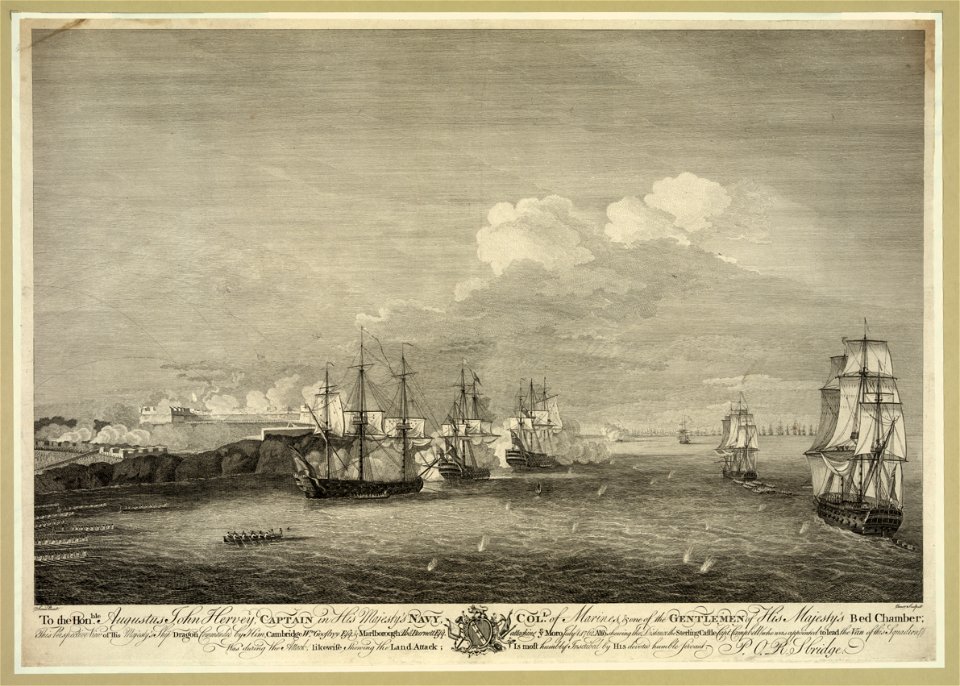 Perspective view of his majesty's ship dragon... LCCN2003670601