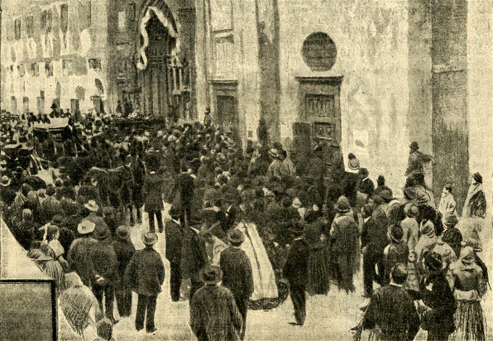 Pesaro trasporto degli avanzi dell’esploratore africano cap. Antonio Cecchi