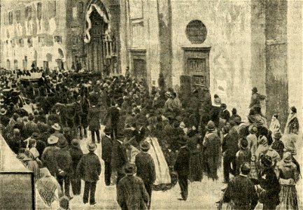 Pesaro trasporto degli avanzi dell’esploratore africano cap. Antonio Cecchi