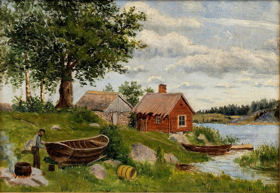 Persson Ekan målas