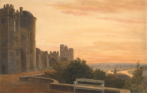Peter DeWint - View of the Terrace at Windsor - Google Art Project