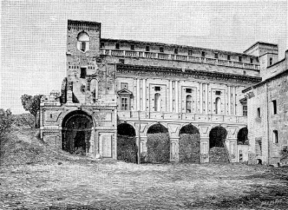 Pesaro Imperiale, interno preso dal cortile