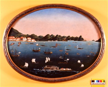 Pesca da baleia na Baía de Guanabara, da coleção Museu Histórico Nacional