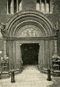 Perugia porta principale del Palazzo Pubblico