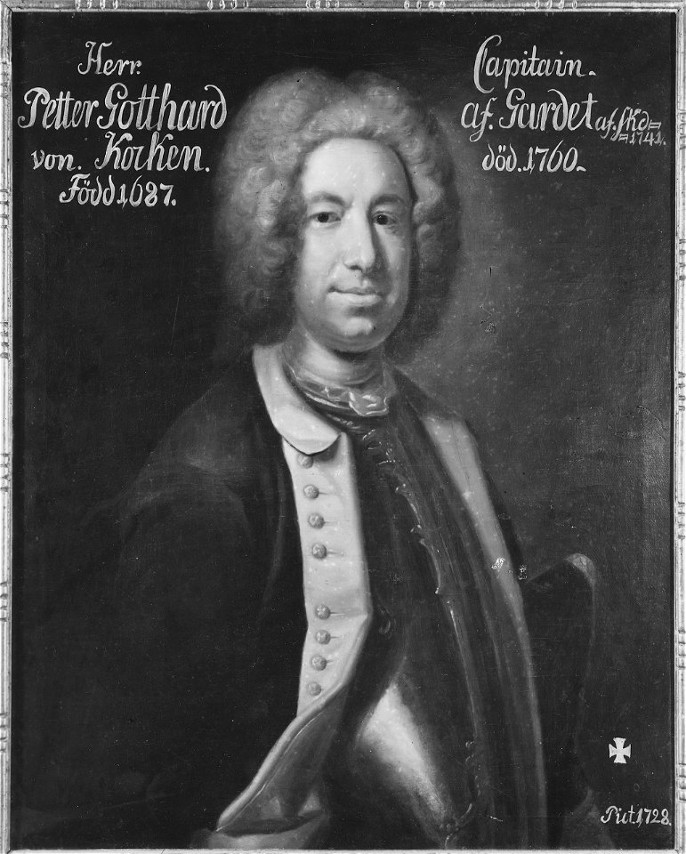 Peter Gotthard von Kochen, 1685-1764 (Johan Henrik Scheffel) - Nationalmuseum - 15016