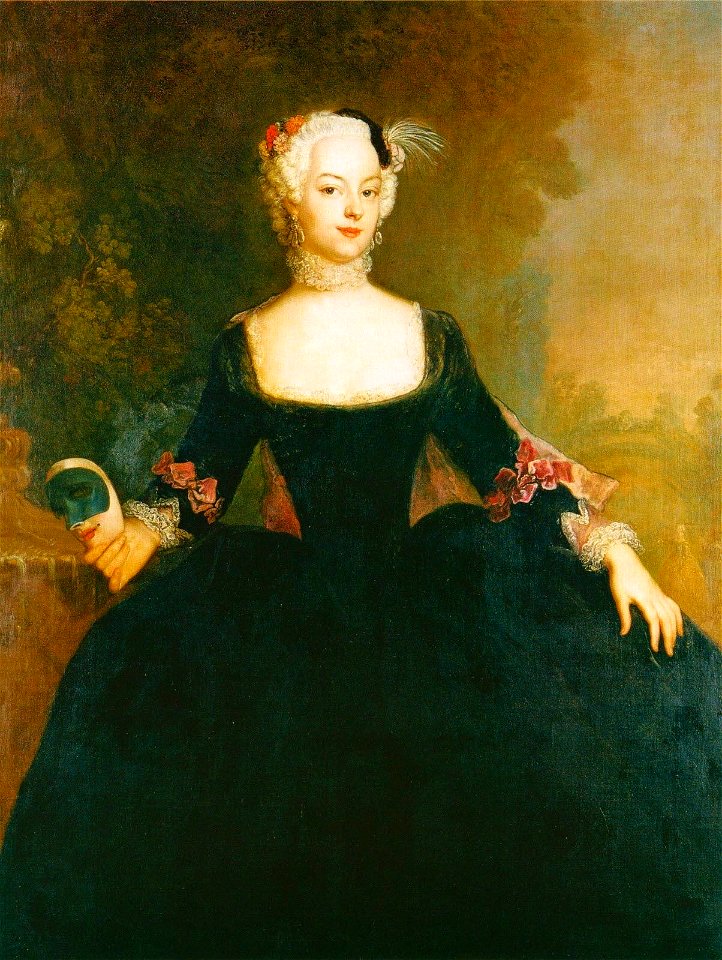 Antoine Pesne - Hofdame (Prinzessin Heinrich von Preußen)
