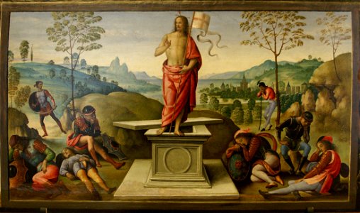 Perugino - La résurrection du Christ