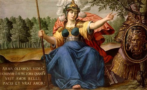 Peter Candid (gen. Pieter de Witte) (Werkstatt) - Minerva als Friedensbringerin - 2918 - Bavarian State Painting Collections