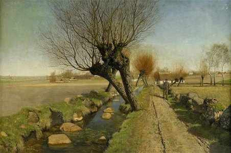 Peter Adolf Persson - Landskapsvy från Skåne