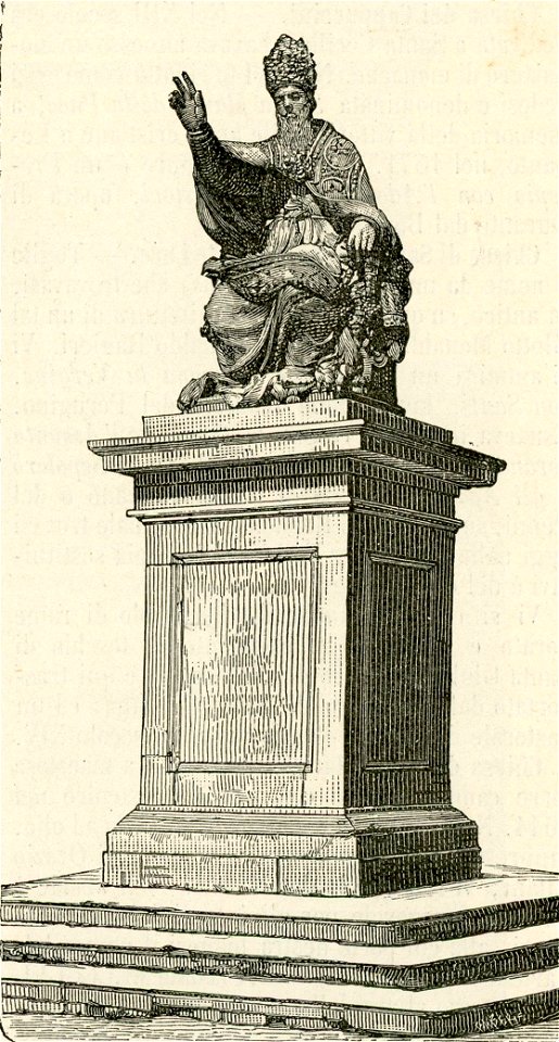 Perugia statua di papa Giulio III