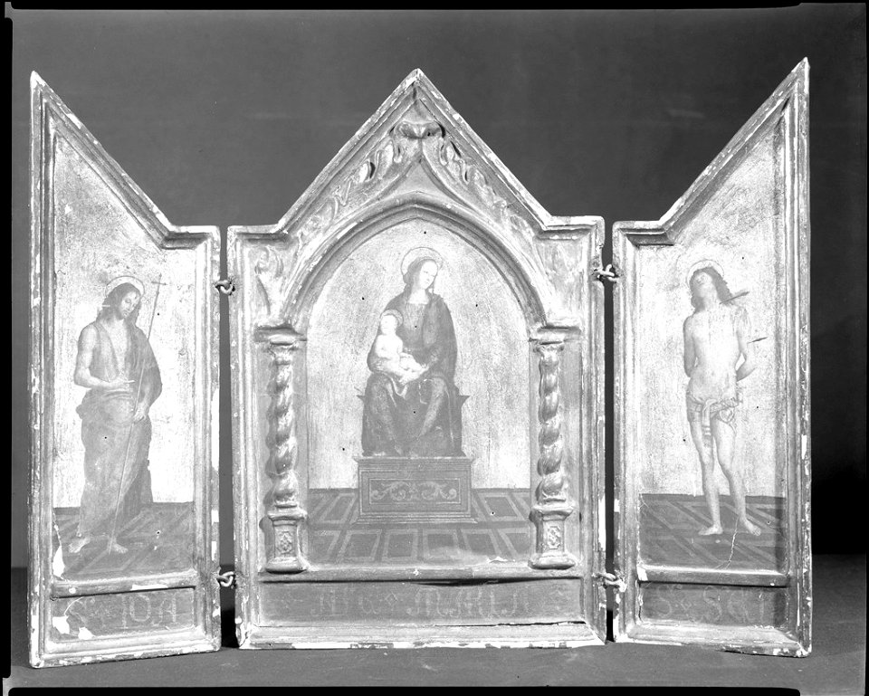Perugino (Pietro Vannucci) - Madonna and Child with Saints, after Perugino - 1959.3 - Fogg Museum
