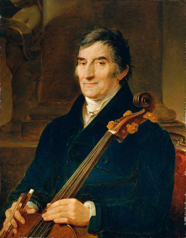 Peter Fendi - Der Cellist Franz Wödl - 2828 - Österreichische Galerie Belvedere