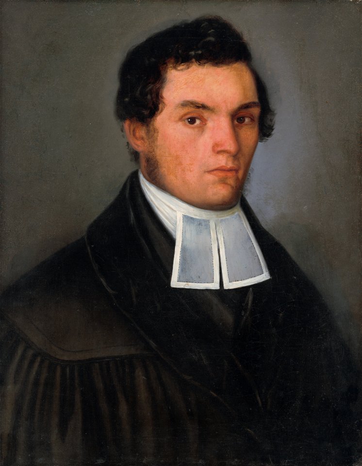 Peter Michal Bohúň - Podobizeň Jána Droppu - O 1603 - Slovak National Gallery