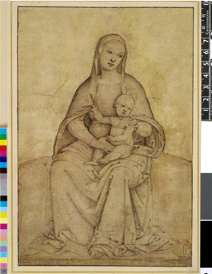 Perugino - CircleSchool of - The Virgin and Child, 1860,0616.119
