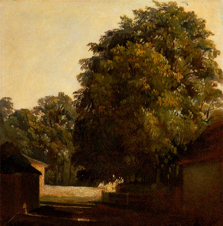 Peter DeWint - Landscape with Chestnut Tree - Google Art Project